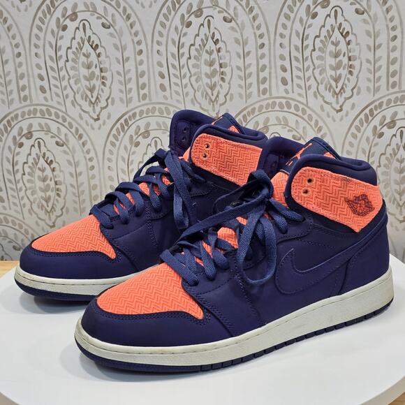 Air Jordan 1 Retro High GG Dark Purple Dust Atomic Pink 332148-500 sz 8.5Y 10W - Picture 4 of 16